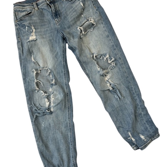 Eunina trendy Blue Denim Jeans size 7 - Picture 2 of 6